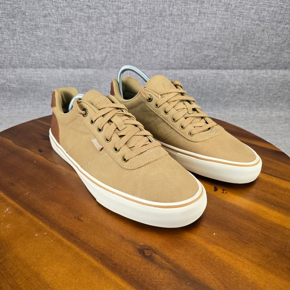 Bass Mens 7011252 Tan Brown Pebbled Synthetic Low Top Sneakers Size 10 US - Picture 14 of 14